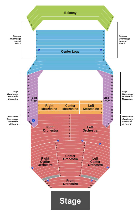 Uihlein Hall Seating Chart